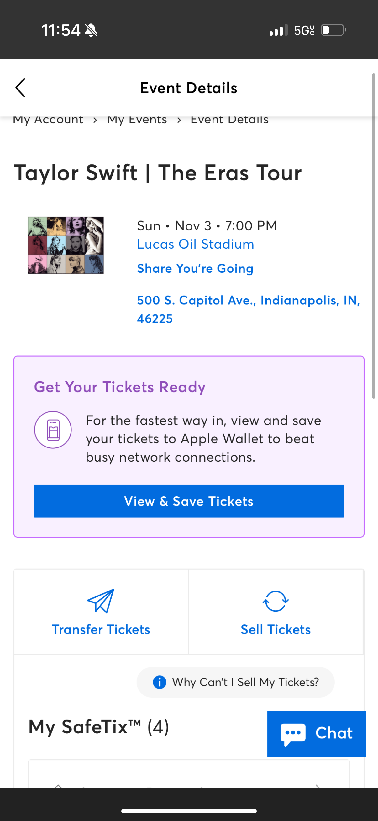 Ticketmaster (LIKE STUB) • 11/03/2024 17:15