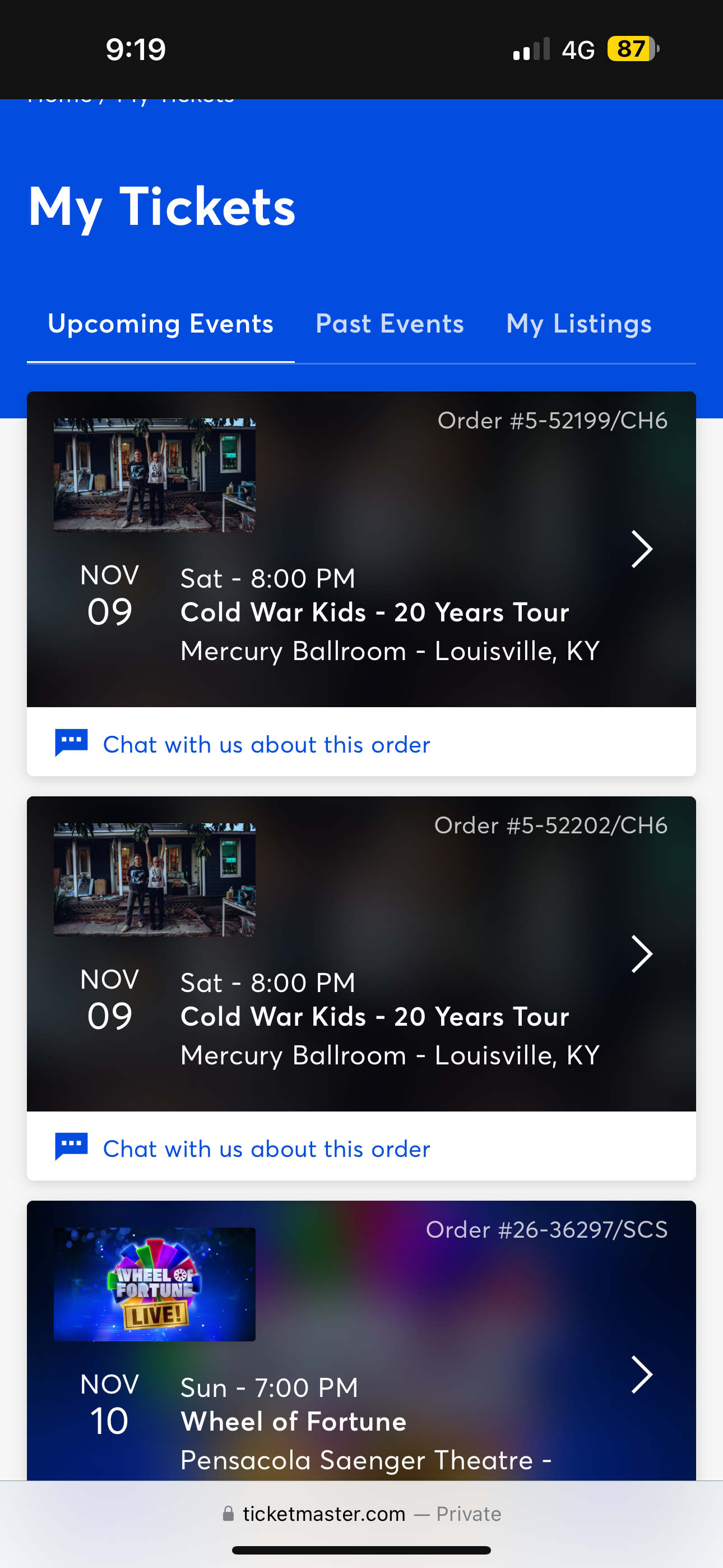 Ticketmaster (LIKE STUB) • 11/10/2024 02:32