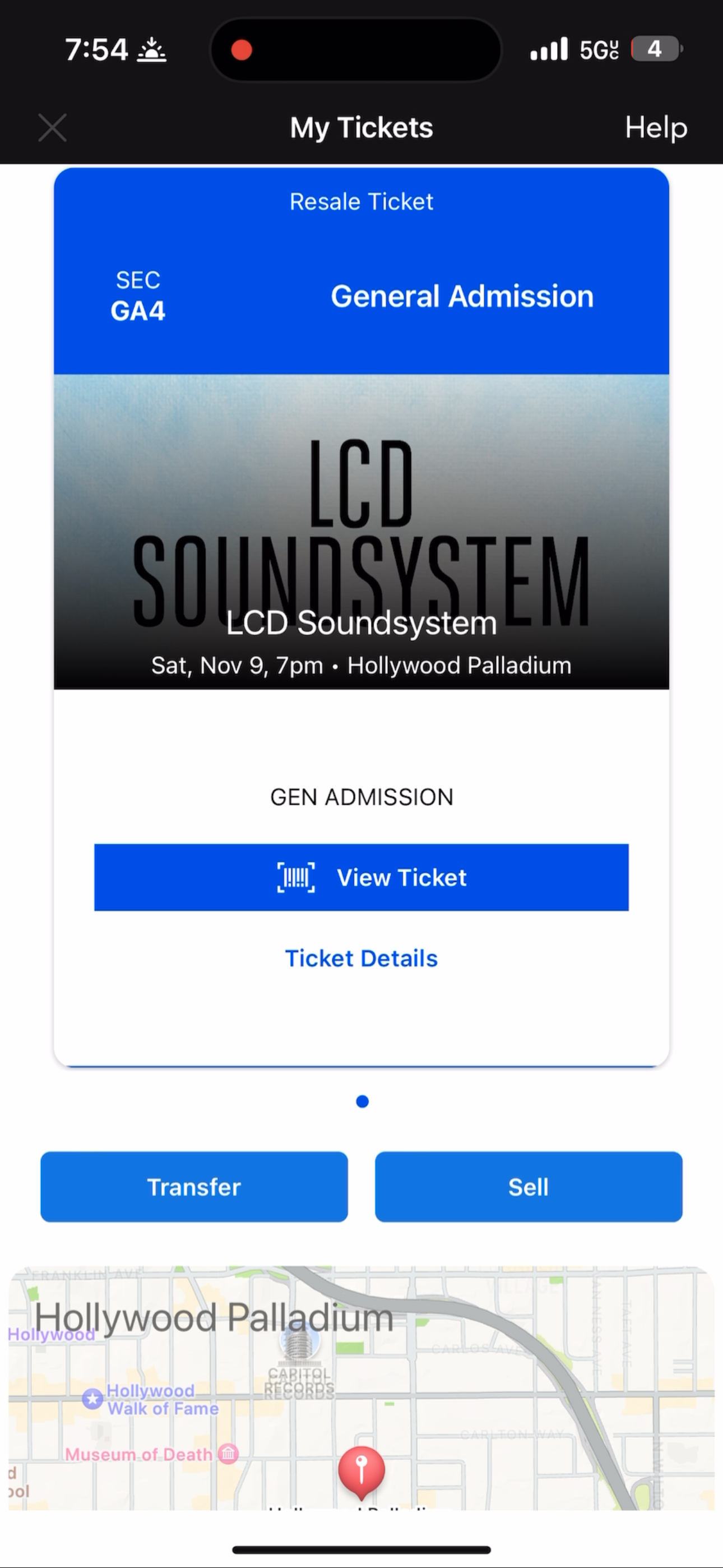 Ticketmaster (LIKE STUB) • 11/09/2024 08:00